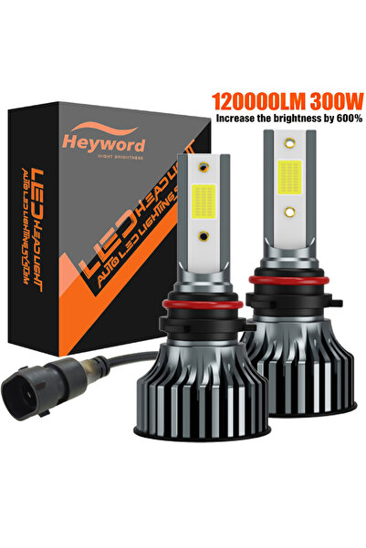 Choice6 9006 Heyword قطعتان من مصابيح LED فائقة السطوع 12 فولت 9005 9006 H1 H...
