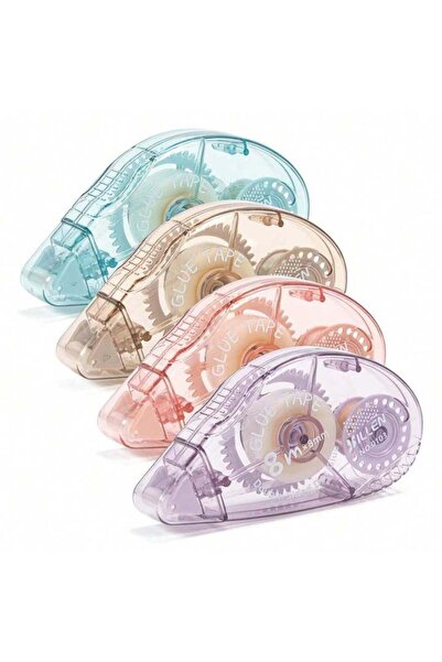 choice2 4 قطع من شريط لاصق واحد لأعمال سكرابوكينغ، بكرة شريط لاصق مزدوج الجوا...