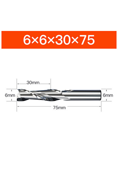 Choice19 2011091531 HUHAO 4 6 8 20mm HRC65 قاطع تفريز HSS M2 طرفي كربيد ذو شف...
