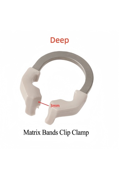 Choice مشبك واحد عميق لأشرطة مصفوفة الأسنان، مشبك حلقي لمصفوفة NITI، مصفوفات ...
