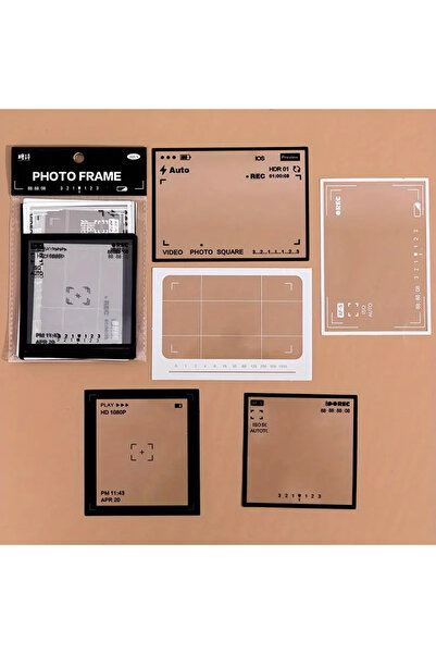 Choice5 D 15 Sheets Of Transparent Retro Adhesive Collage Hand Account Decora...