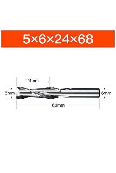 Choice18 2011091530 HUHAO 4 6 8 20mm HRC65 قاطع تفريز HSS M2 طرفي من الكربيد ...