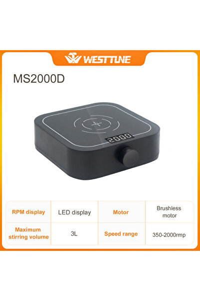 Choice14 EU MS2000D-BB Westtune Lab Magnetic Stirrer - Electric Digital Displ...