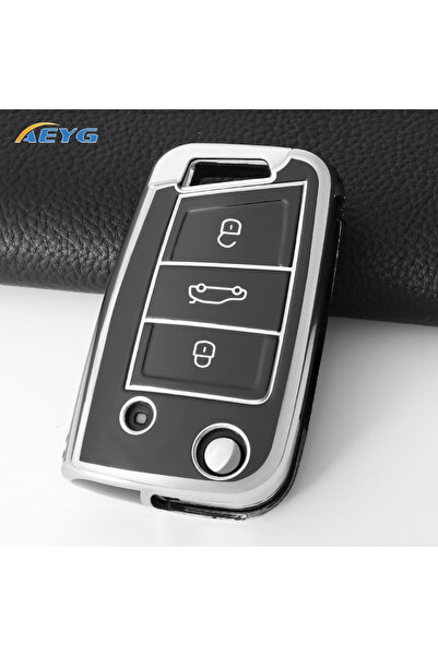 Choice13 مفتاح سيارة أسود B لسيارات فولكس فاجن جولف 7، تيجوان 2، سيات أتيكا، ...