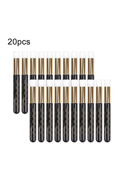 Choice1 black-20pcs 50/20/10pcs Eyelash Cleaning Brush Lash Shampoo Brush for...