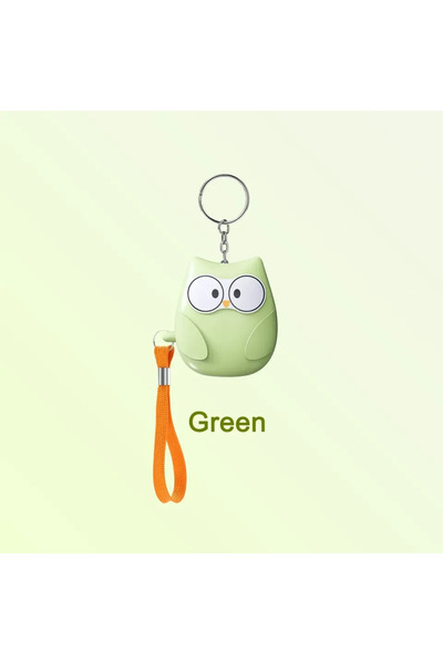 Choice4 جهاز إنذار شخصي أخضر للدفاع عن النفس، جهاز إنذار سلسلة مفاتيح ، صفارة...