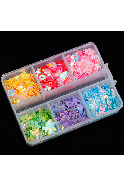 Choice11 Mix 11 New Stylish Sequin PVC Loose Sequins Crafts Paillettes For Se...