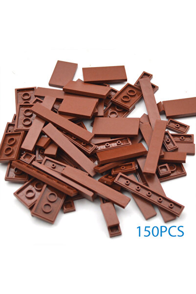 Choice4 150 قطعة من مكعبات البناء البنية الناعمة الرقيقة متعددة الألوان، قطع ...