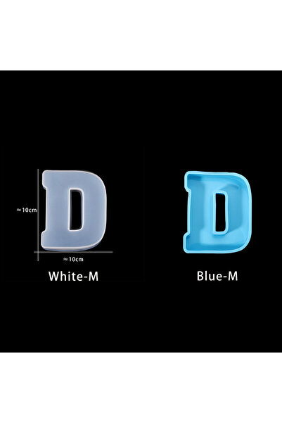 Choice5 قوالب سيليكون بيضاء بثلاثة أحجام من الحروف من الألف إلى الياء، قالب ر...