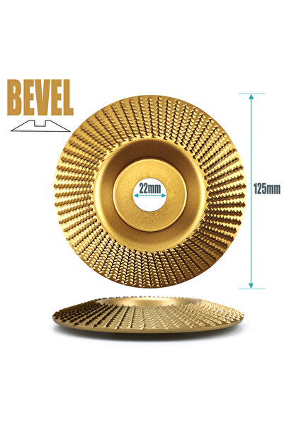 choice2 قرص تجليخ زاوية مشطوف من جولدن بيفر 125 مم، قرص تلميع الخشب، أداة صنف...
