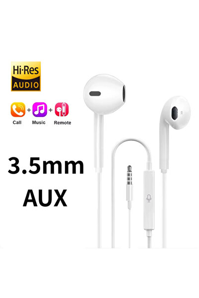 Choice4 3.5mm AUX Original Headphones For TypeC Redmi Note K50 15 14 13 12 11...