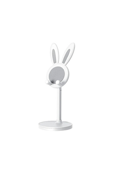 Choice1 WHITE Cute Cartoon Bunny Phone Stand - Adjustable & Compatible With I...