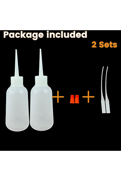 choice2 مجموعة موزعات بلاستيكية سعة 100 مل (مجموعتان) تتضمن زجاجات ضغط بلاستي...