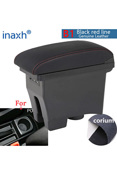 choice2 B1 Black Corium For Volkswagen POLO Armrest 2012-2018 new For VW POLO...