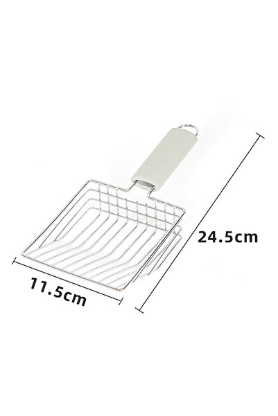 choice2 style 2 Cat Litter Scoop Metal Cat Litter Shovel Comfortable Handle S...