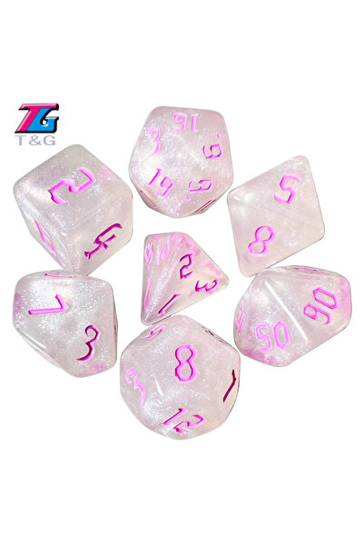 Choice13 B04 DND Dice RPG Dice Amazing Colours Mixing Fantasy Starlight Effec...