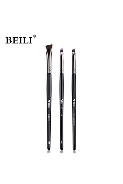 Choice 3pcs Natural Eye Makeup Brushes Set Eyeshadow Brush Eyebrow Contour Ey...
