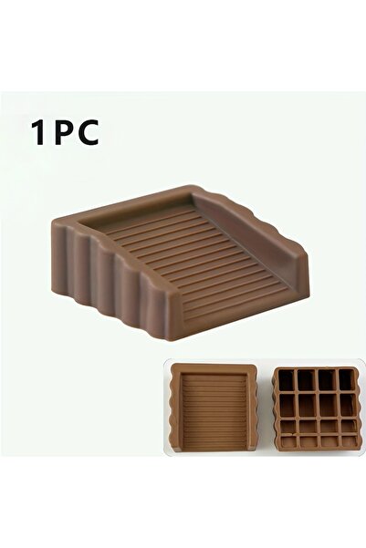 choice2 قطعة واحدة من سدادات الأبواب البنية - سدادات أبواب مانع للانزلاق ، مص...