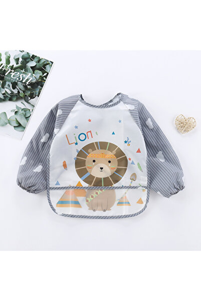 Choice20 0-3year style 32 Waterproof EVA Full Sleeve Baby Bibs Children Apron...