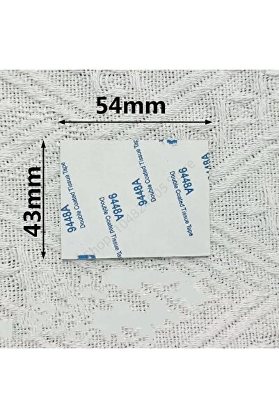 Choice3 1.5mm Black 43x54mm 50Pcs Strong Double-sided Tape Without Trace Thic...