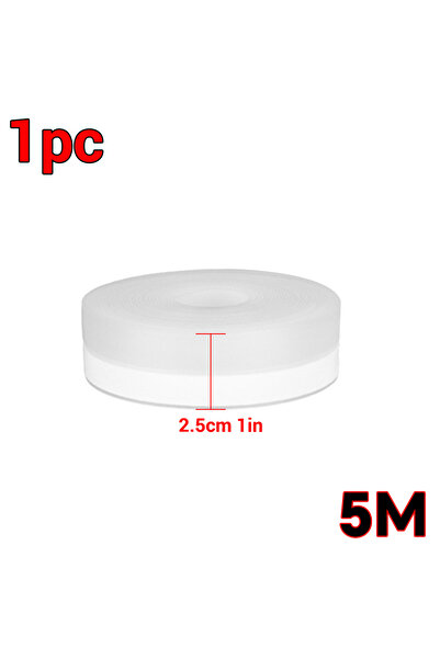 Choice1 شريط سيليكون شفاف مانع لتسرب الهواء، مقاس 25 مم × 5 م، مقاوم للماء وا...