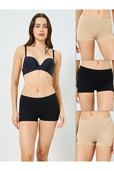 Styli Pack of 3 - Women Ribbed Boyshorts