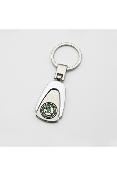 Choice6 سلسلة مفاتيح ثلاثية الأبعاد من المعدن جلد من بيجو وسكودا، قطعة واحدة،...