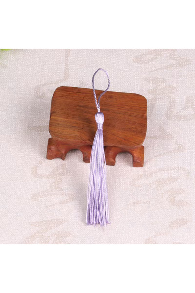 Choice8 شرابات حرير من بوليستر ، لون بنفسجي فاتح، 100 قطعة/عبوة، طول 13 سم، ش...