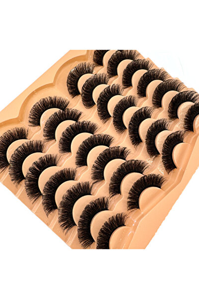 Choice5 14 زوجًا 160 HBZGTLAD جديد 14 زوجًا من الرموش الصناعية المصنوعة من ال...