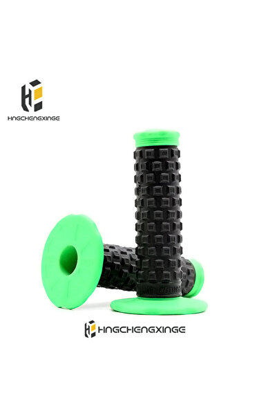 Choice13 مقبض دراجة نارية أسود-أخضر، مقابض دراجة ترابية 7/8 بوصة، مقبض مقود د...