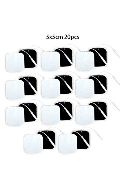 Choice1 5x5cm White 20pcs 5*5cm 4*4cm Self-Adhesive Electrode Pads Non-Woven ...