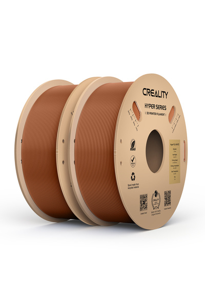 Choice3 2KG-Brown CREALITY Hyper PLA Filament 1.75mm 1KG 2 Rolls Hyper Series...