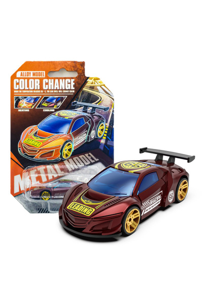 Choice11 M 1:64 Magic Color Changing Racing Car Model Temperature Sensitive I...