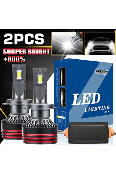 Choice11 مصباح أمامي للسيارة من نوع H7 Erruson بقوة 160 واط وشدة إضاءة 300000...