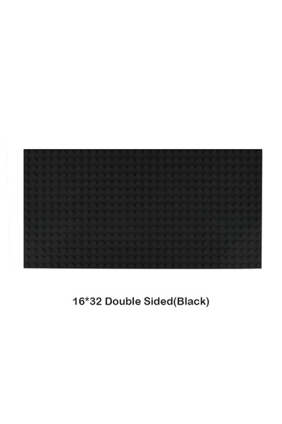 Choice23 لوحة قاعدة سوداء مزدوج الجوانب مقاس 16×32 بوصة بنقاط 32×32 لبناء الط...
