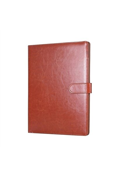 Choice3 مجلد مؤتمرات متعدد الوظائف A4 بني اللون، مجلد قرطاسية أعمال، مجلد ملف...