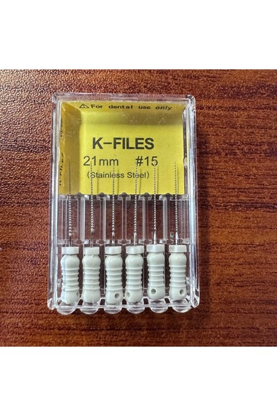 Choice17 مبردات K مقاس 21 مم، 15 قطعة/عبوة، مبردات K يدوية الاستخدام للأسنان،...