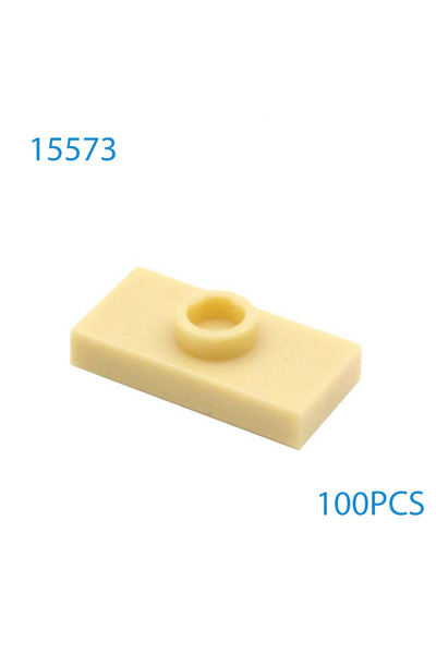 Choice15 ١٠٠ قطعة من ألواح البناء السوداء المعدلة باللون البيج، مقاس ١×٢ مع م...