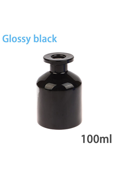 Choice3 Glossy black 100ml Fragrance Empty Bottles can use Rattan Sticks Puri...