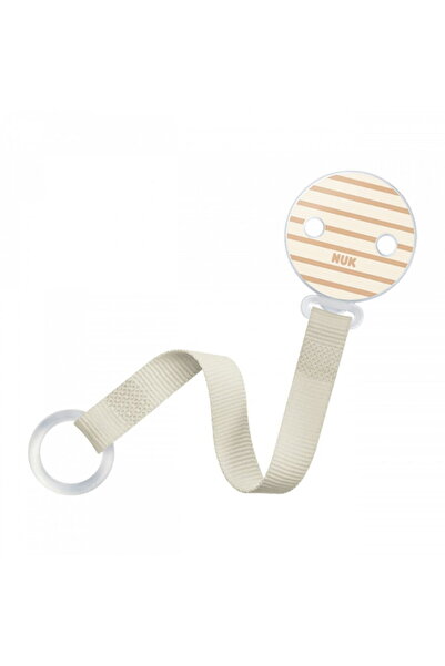 Nuk pacifier ribbon beige