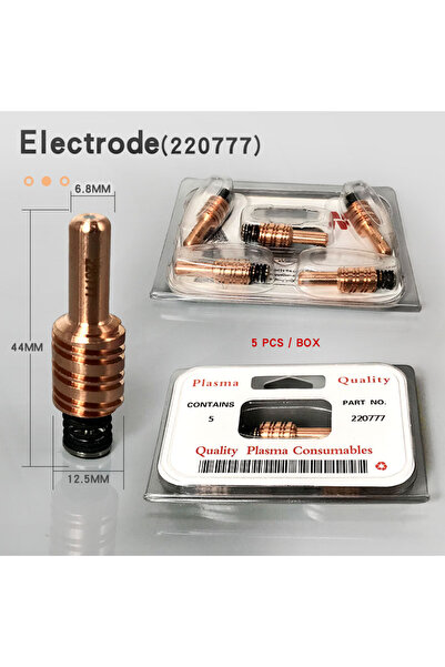 Choice8 قطب كهربائي 220777، ملحقات قطع البلازما 45-65-85-105، قطب كهربائي 220...