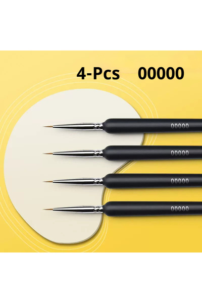 Choice3 4Pcs 00000 4/5/11pcs Miniature Hook Line Pen Art Painting Brushes Ext...
