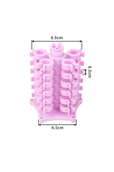 Choice3 04 Sewing Bobbins Tower Storage Clips Stand for 30 Thread Spool Plast...