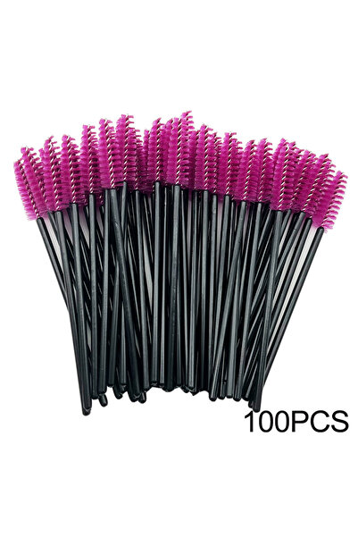 Choice5 Rosered 100pcs Wholesale Lash Brushes Eyelashes Extension Brush 100/3...