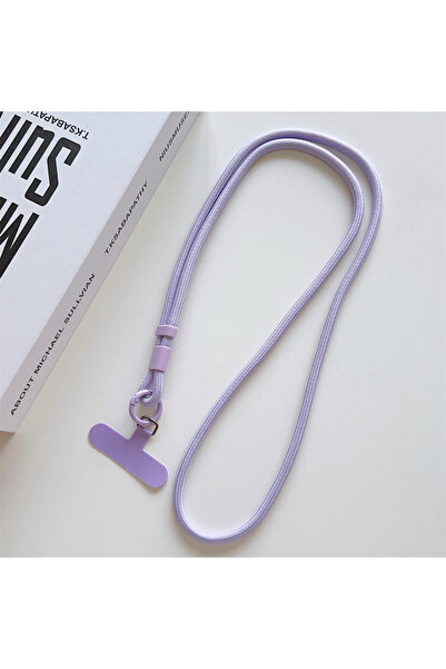 Choice13 Light Purple 1Pc Universal Long Phone Lanyard Neck Hanging Rope Cros...