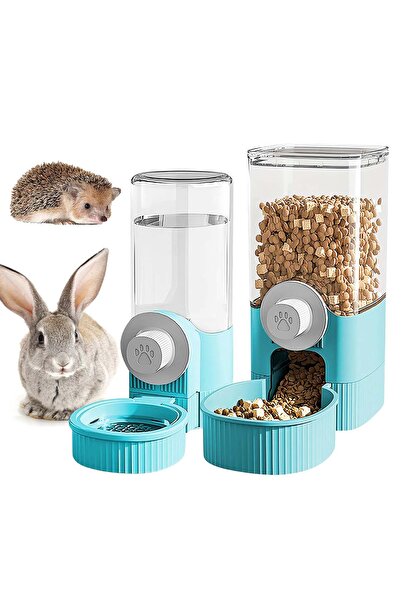 Choice4 موزع مياه/طعام للحيوانات الأليفة أوتوماتيكي معلق من بلو درينشر، يعمل ...