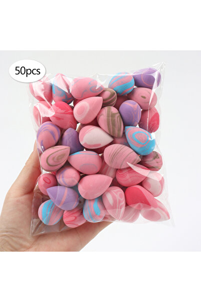 Choice7 50Pcs 10/20/30/50/100Pcs Mini Makeup Sponge Set, Dual-Use Wet/Dry Bea...