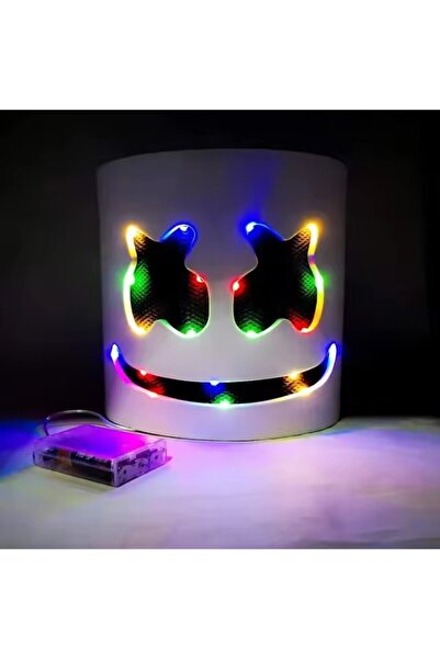 Choice6 قناع LED مضيء بألوان زاهية، مناسب لأزياء الدي جي، وإكسسوارات، ومستلزم...