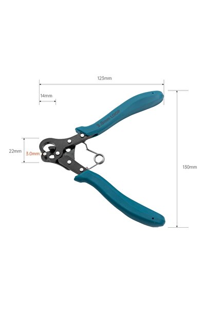 choice2 كماشة لف الأسلاك 3.0 مم، 1.5/2.25/3.0 مم، أداة لف الأسلاك المعدنية لص...
