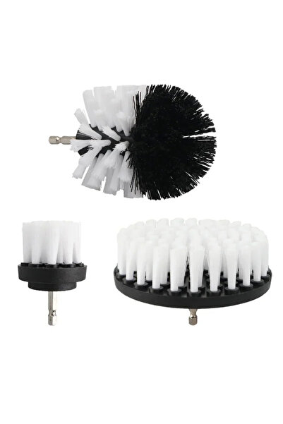 Choice1 مجموعة ملحقات فرشاة تنظيف كهربائية للسيارة وملمعها، مكونة من 3 قطع با...